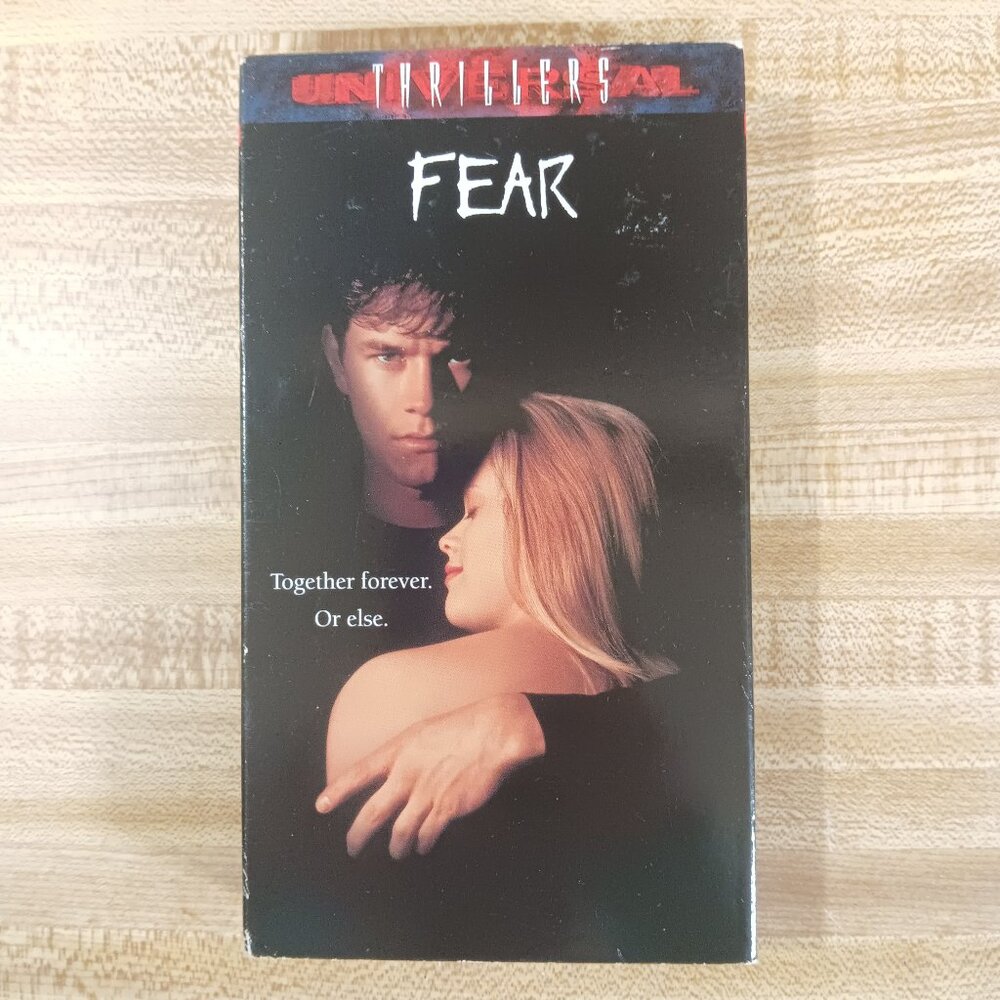 Fear 1996 VHS Horror Thrillers Collection Wahlberg Witherspoon Milano 90s VTG